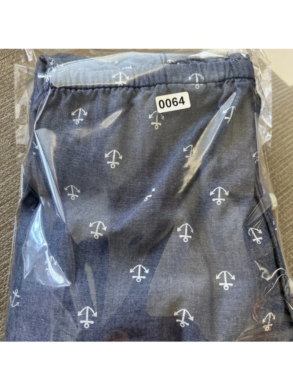 Gymboree Navy and White Anchor Print Sleeveless Romper size 7